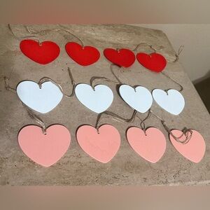 Wooden Heart Ornaments Decor
